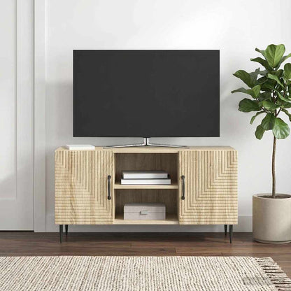 Televizní Skříň Dub Sonoma 102 X 34,5 X 50 Cm Kompozitní Dřevo