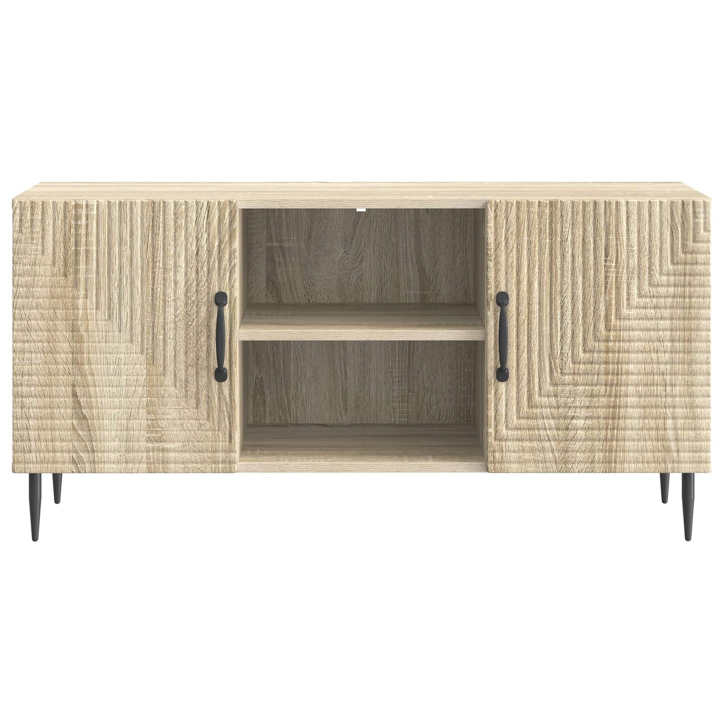Televizní Skříň Dub Sonoma 102 X 34,5 X 50 Cm Kompozitní Dřevo