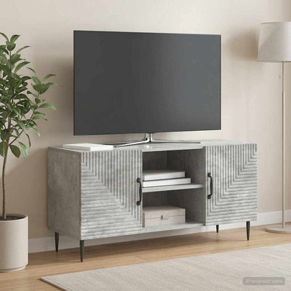 Televizní Skříň Betonově Šedá 102 X 34,5 X 50 Cm