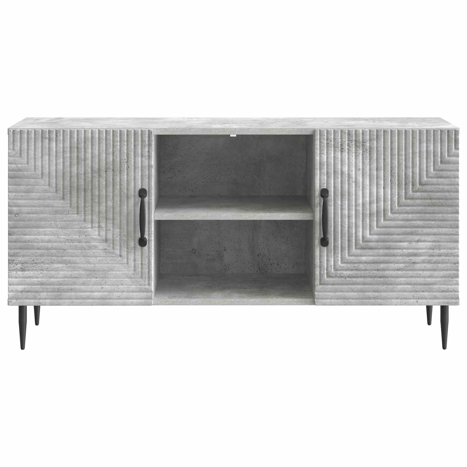 Televizní Skříň Betonově Šedá 102 X 34,5 X 50 Cm