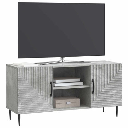Televizní Skříň Betonově Šedá 102 X 34,5 X 50 Cm