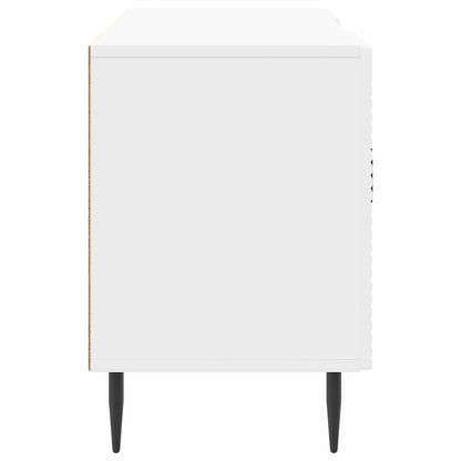 Televizní Skříň Bílá S Vysokým Leskem 102 X 34,5 X 50 Cm