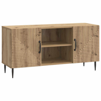 Televizní Skříň 102 X 34,5 X 50 Cm Dub Artisan Kompozitní Dřevo