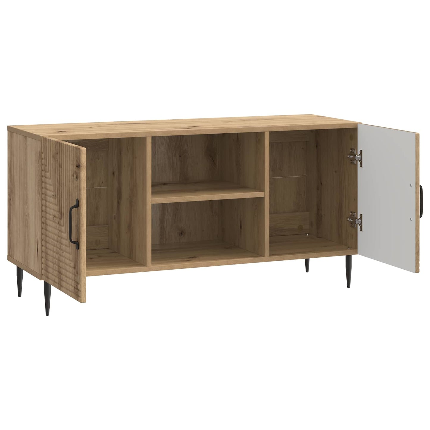 Televizní Skříň 102 X 34,5 X 50 Cm Dub Artisan Kompozitní Dřevo