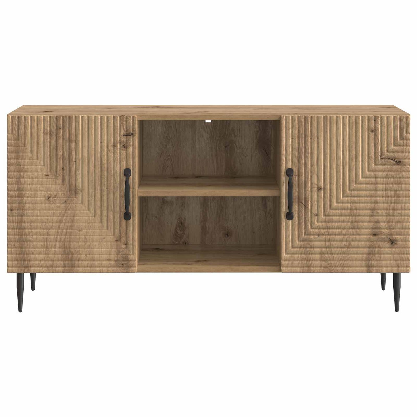 Televizní Skříň 102 X 34,5 X 50 Cm Dub Artisan Kompozitní Dřevo