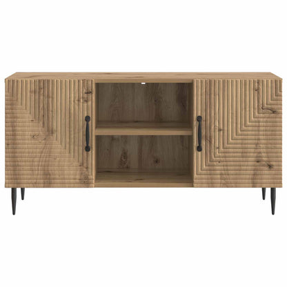 Televizní Skříň 102 X 34,5 X 50 Cm Dub Artisan Kompozitní Dřevo