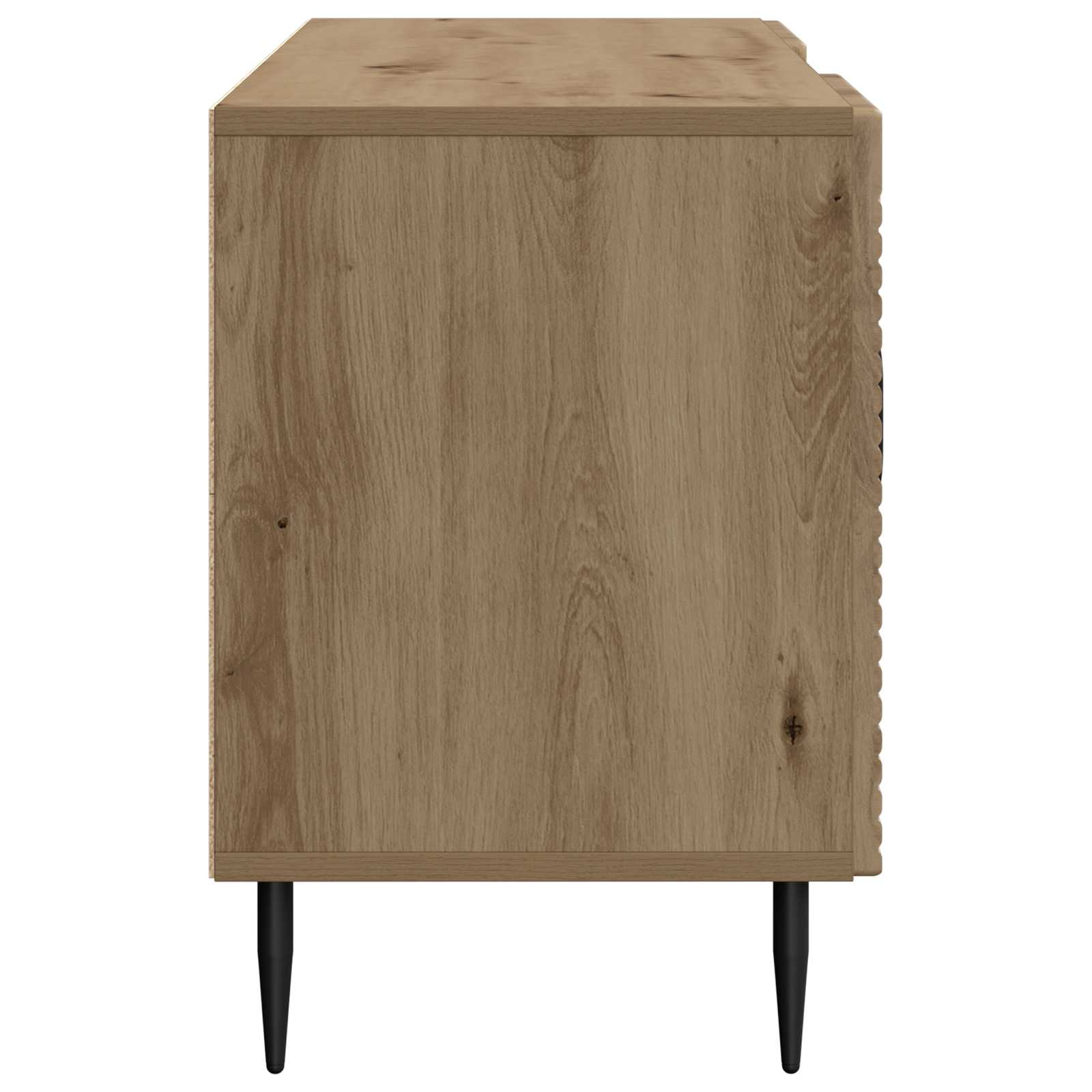 Televizní Skříň 102 X 34,5 X 50 Cm Dub Artisan Kompozitní Dřevo