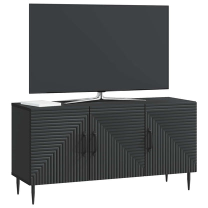 Televizní Skříň Černá 99 X 34,5 X 50 Cm Kompozitní Dřevo