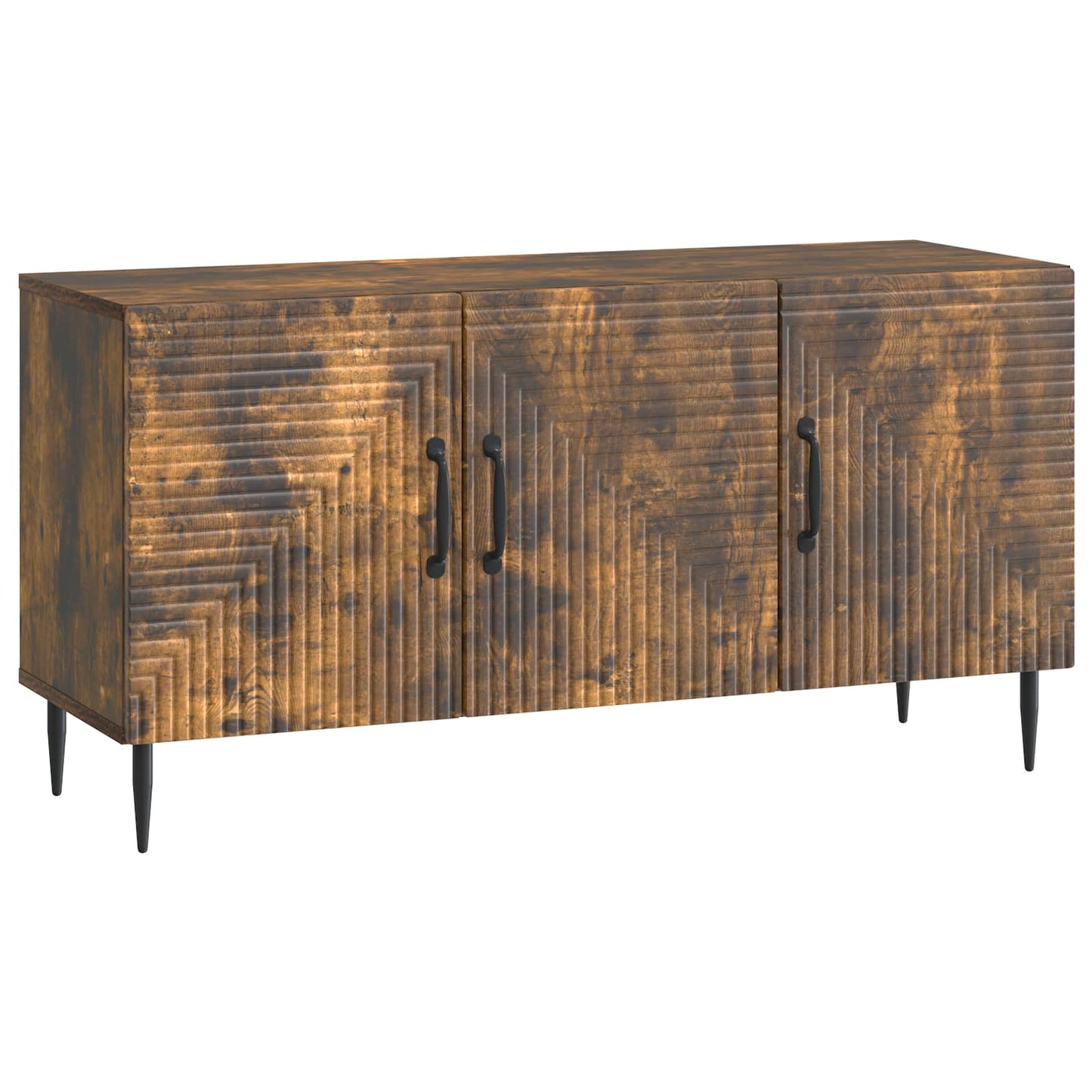 Televizní Skříň Kouřový Dub 99 X 34,5 X 50 Cm Kompozitní Dřevo
