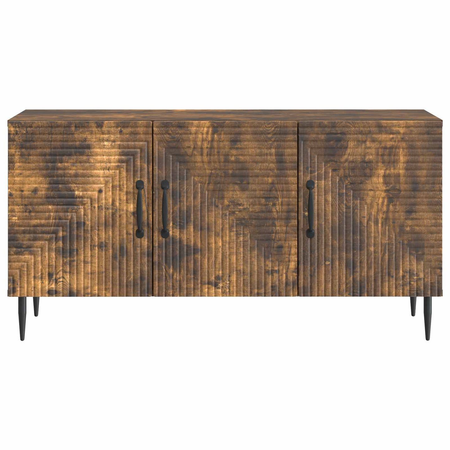 Televizní Skříň Kouřový Dub 99 X 34,5 X 50 Cm Kompozitní Dřevo