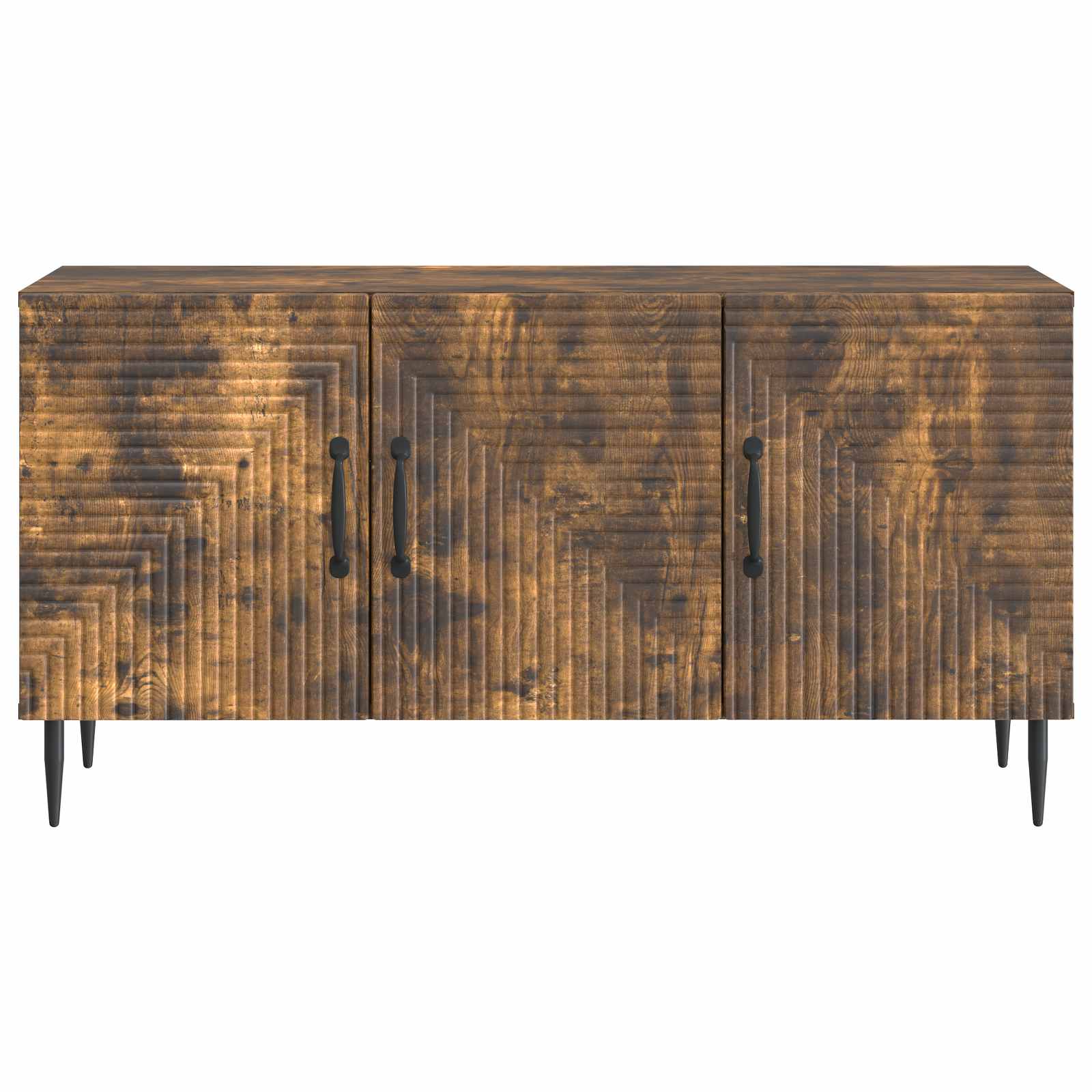 Televizní Skříň Kouřový Dub 99 X 34,5 X 50 Cm Kompozitní Dřevo