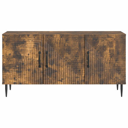 Televizní Skříň Kouřový Dub 99 X 34,5 X 50 Cm Kompozitní Dřevo