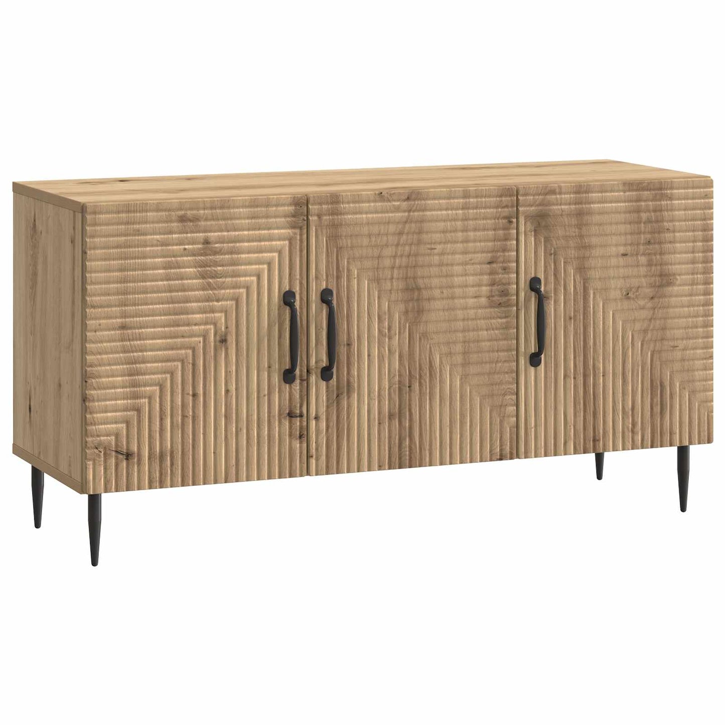 Televizní Skříň 99 X 34,5 X 50 Cm Dub Artisan Kompozitní Dřevo