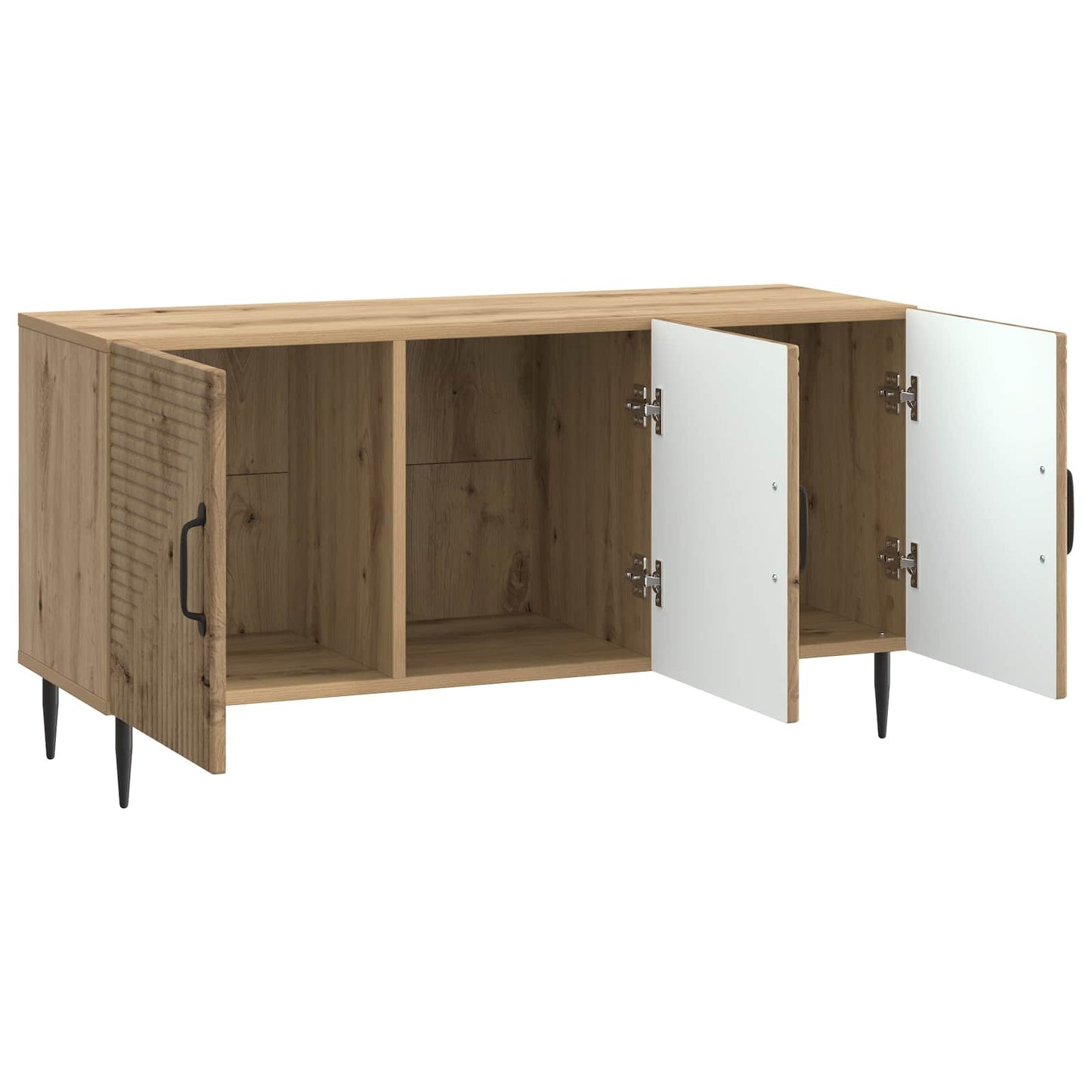 Televizní Skříň 99 X 34,5 X 50 Cm Dub Artisan Kompozitní Dřevo