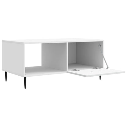 Konferenční Stolek Bílá 90 X 50 X 40 Cm Kompozitní Dřevo