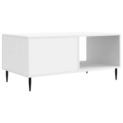 Konferenční Stolek Bílá 90 X 50 X 40 Cm Kompozitní Dřevo