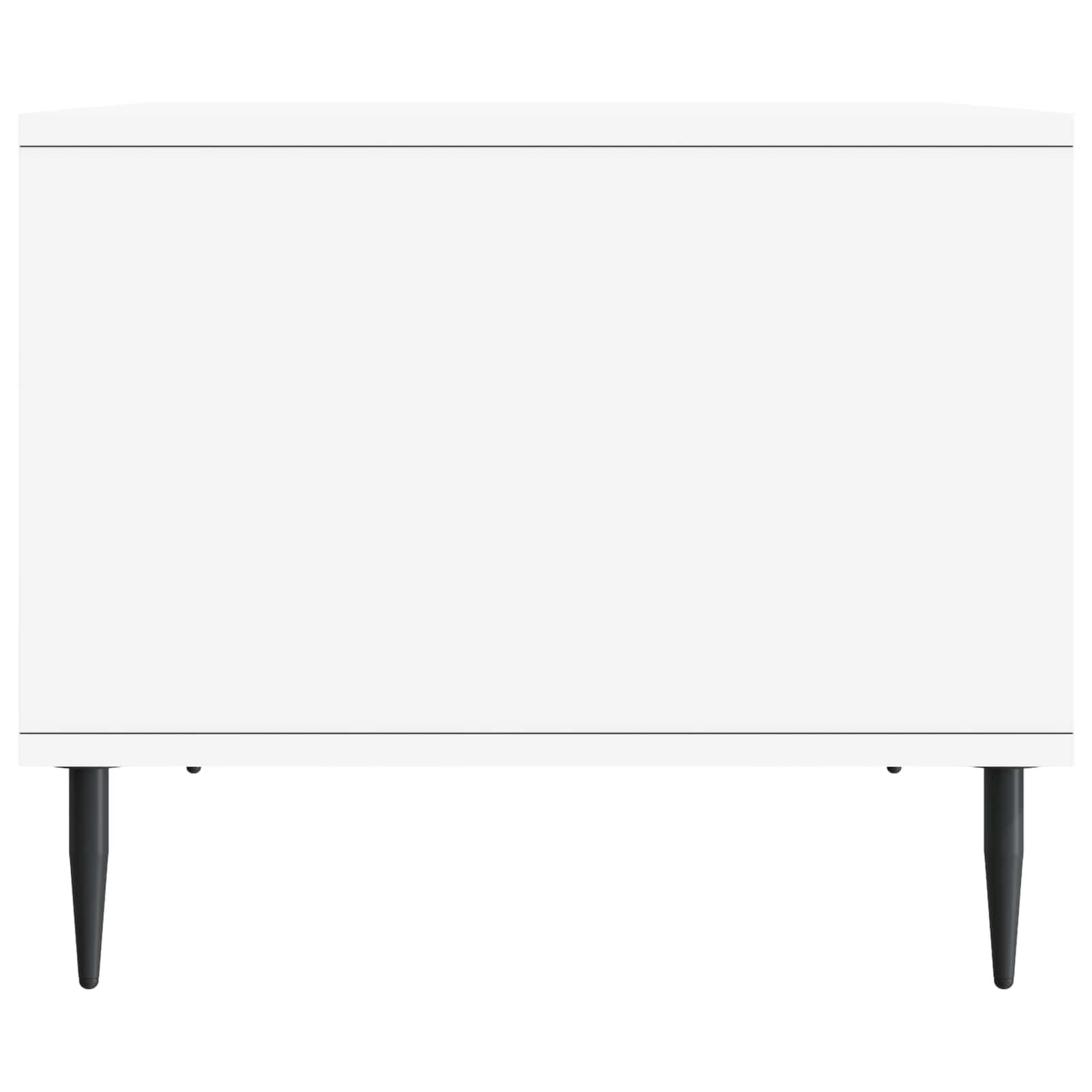 Konferenční Stolek Bílá 90 X 50 X 40 Cm Kompozitní Dřevo