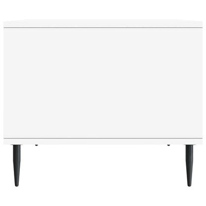 Konferenční Stolek Bílá 90 X 50 X 40 Cm Kompozitní Dřevo