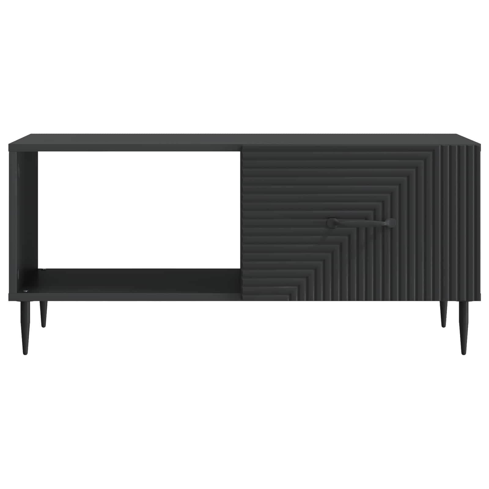 Konferenční Stolek Černá 90 X 50 X 40 Cm Kompozitní Dřevo