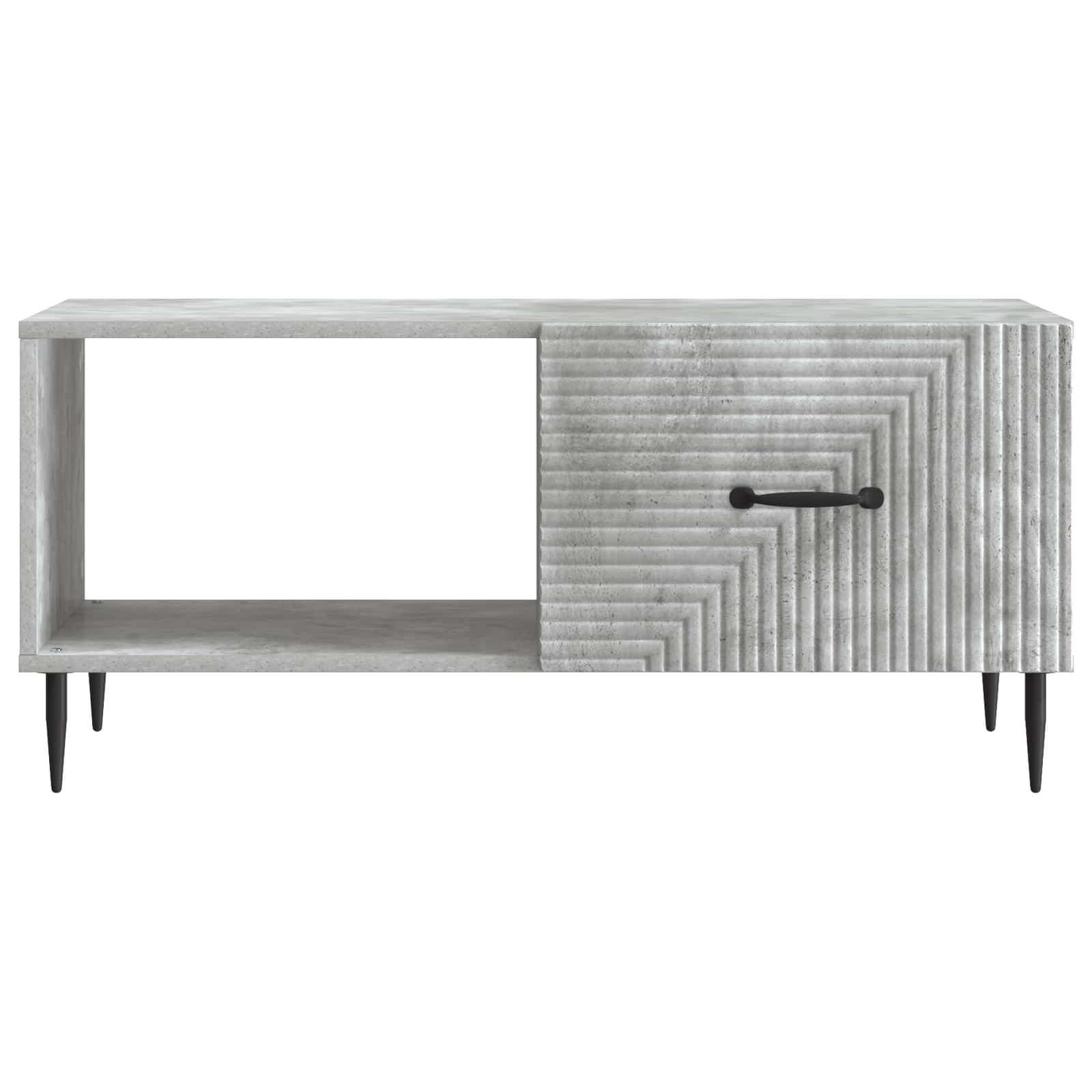 Konferenční Stolek Betonově Šedá 90 X 50 X 40 Cm