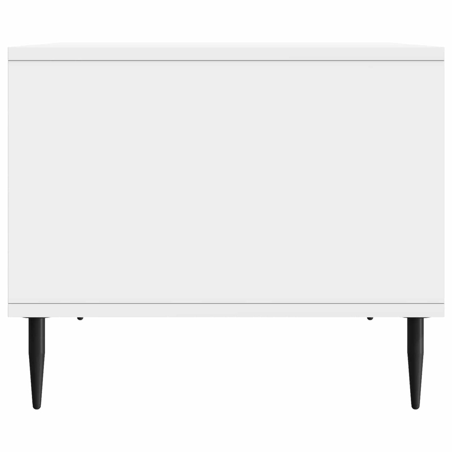 Konferenční Stolek Bílá S Vysokým Leskem 90 X 50 X 40 Cm