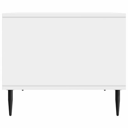 Konferenční Stolek Bílá S Vysokým Leskem 90 X 50 X 40 Cm