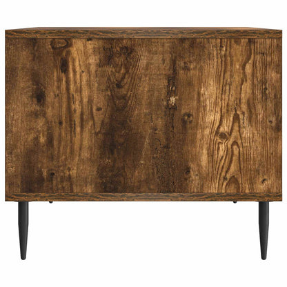 Konferenční Stolek Kouřový Dub 90 X 50 X 40 Cm Kompozitní Dřevo