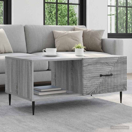 Konferenční Stolek Šedá Sonoma 90 X 50 X 40 Cm Kompozitní Dřevo