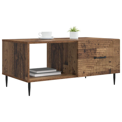 Konferenční Stolek Staré Dřevo 90 X 50 X 40 Cm Kompozitní Dřevo