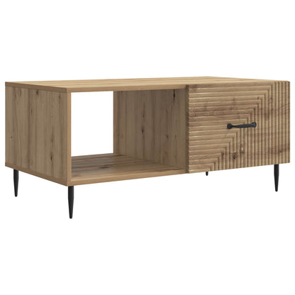Konferenční Stolek Dub Artisan 90 X 50 X 40 Cm Kompozitní Dřevo