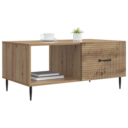 Konferenční Stolek Dub Artisan 90 X 50 X 40 Cm Kompozitní Dřevo