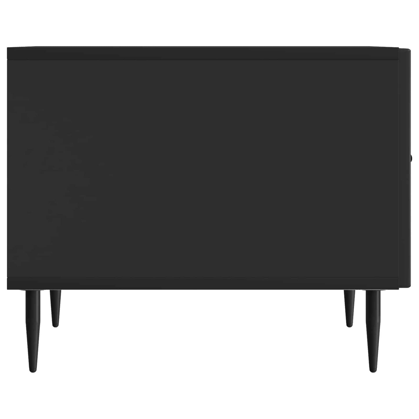 Konferenční Stolek Černá 49 X 50 X 40 Cm Kompozitní Dřevo