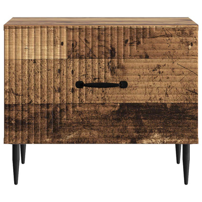 Konferenční Stolek Staré Dřevo 49 X 50 X 40 Cm Kompozitní Dřevo