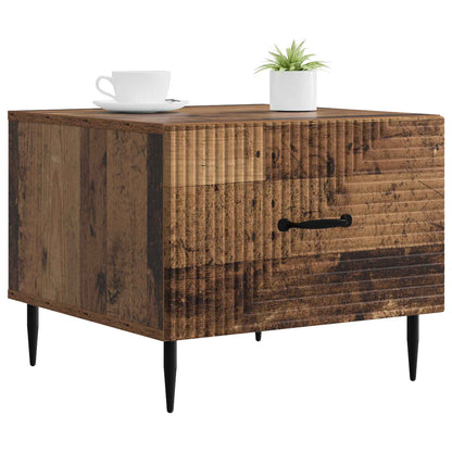 Konferenční Stolek Staré Dřevo 49 X 50 X 40 Cm Kompozitní Dřevo