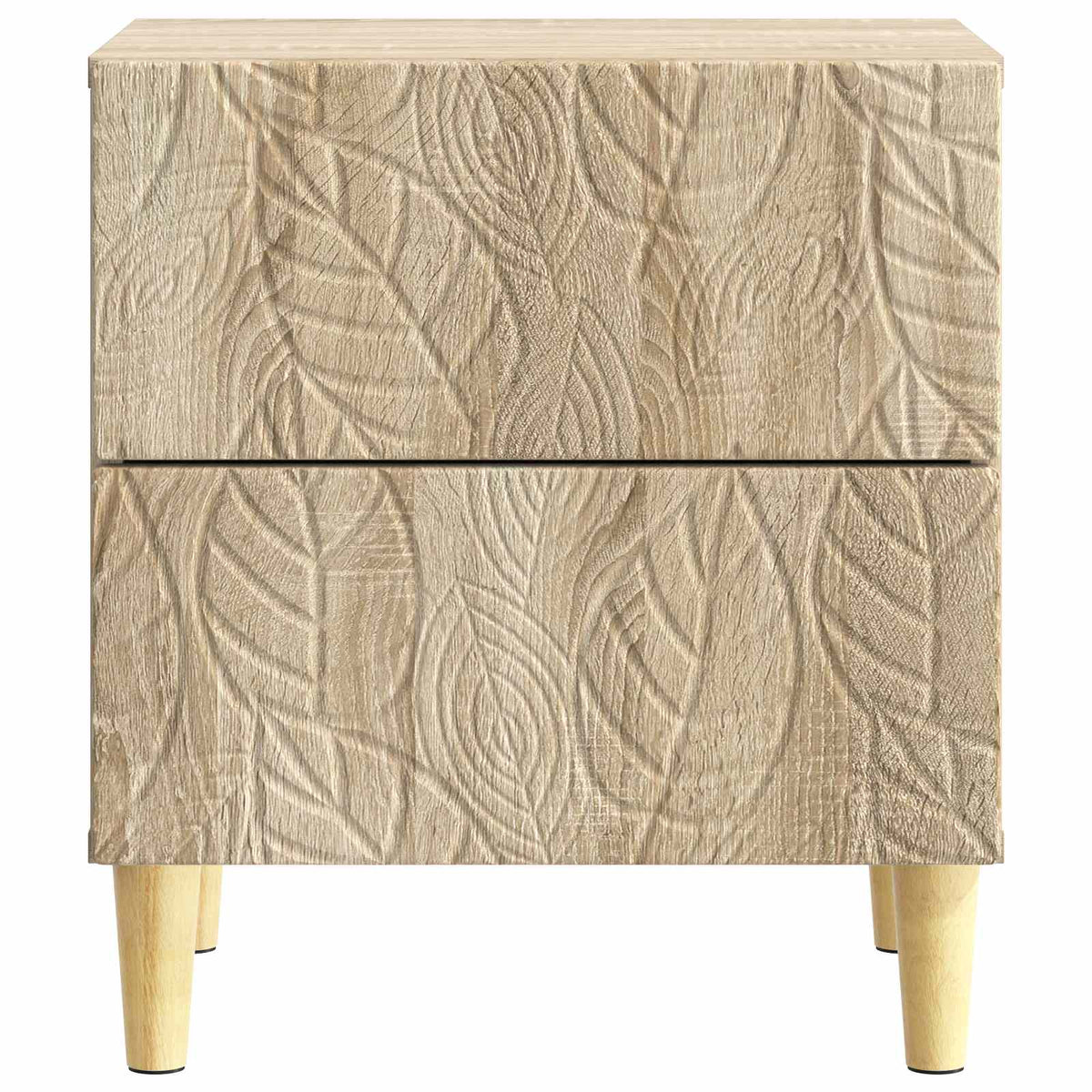 Noční Stolek 2 Pcs Dub Sonoma 43 X 34,5 X 48 Cm