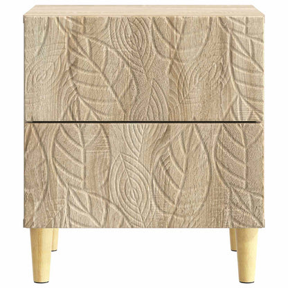Noční Stolek 2 Pcs Dub Sonoma 43 X 34,5 X 48 Cm
