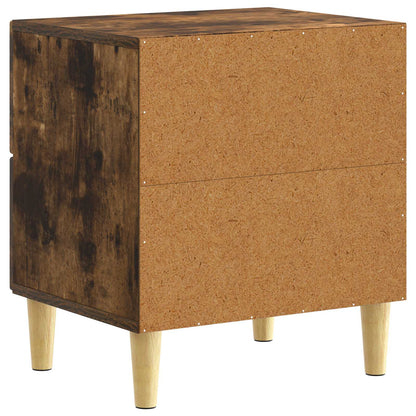 Noční Stolek 2 Pcs Kouřový Dub 43 X 34,5 X 48 Cm
