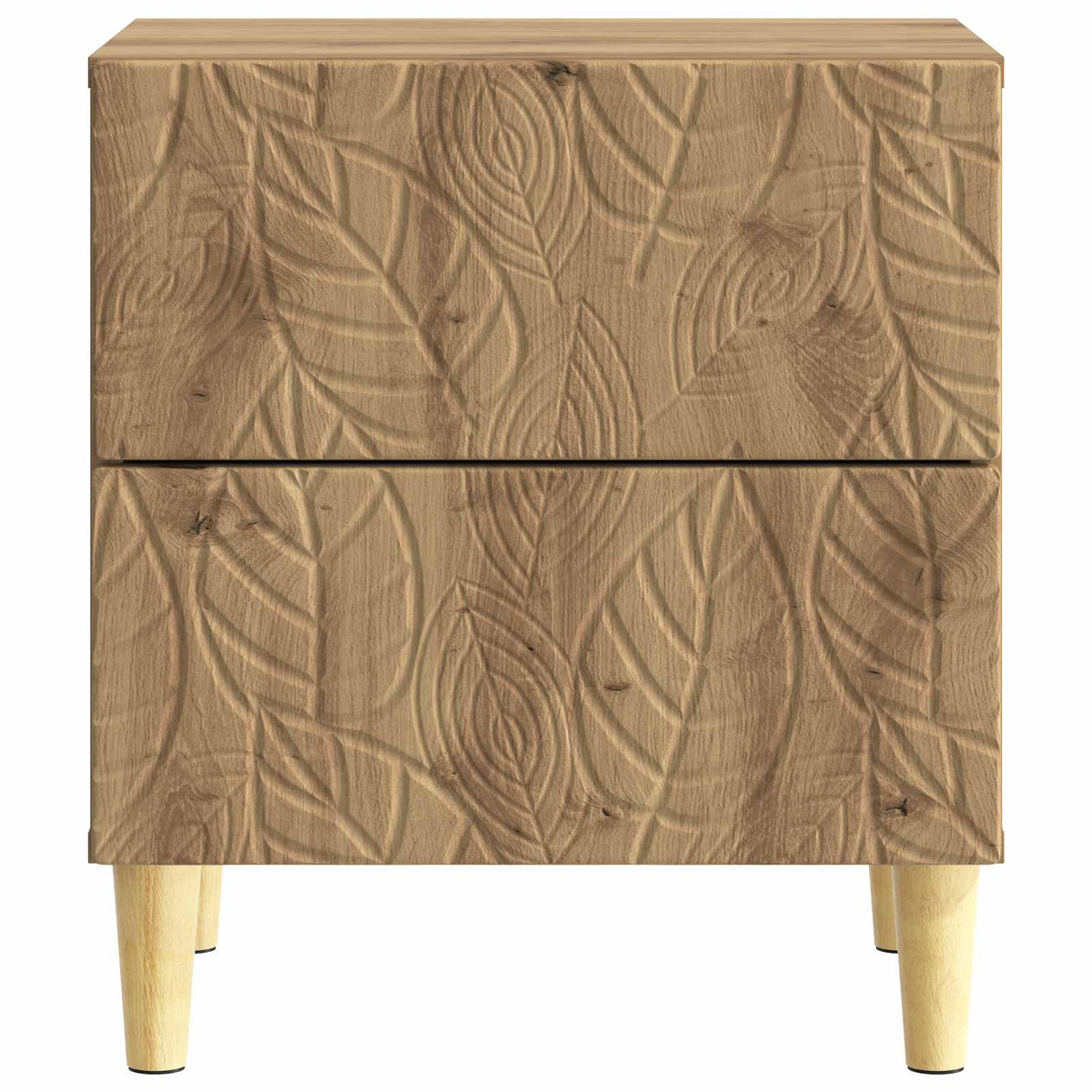 Noční Stolek 2 Ks Dub Artisan 43 X 34,5 X 48 Cm