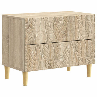Noční Stolek Dub Sonoma 62 X 34,5 X 48 Cm Kompozitní Dřevo