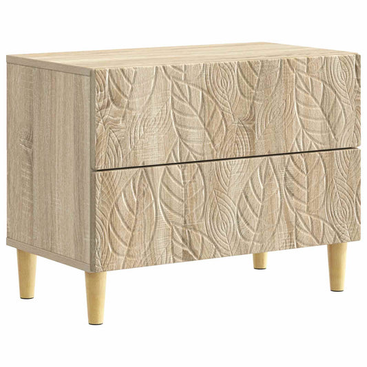Noční Stolek Dub Sonoma 62 X 34,5 X 48 Cm Kompozitní Dřevo