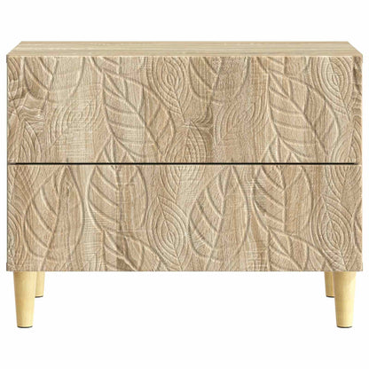 Noční Stolek Dub Sonoma 62 X 34,5 X 48 Cm Kompozitní Dřevo