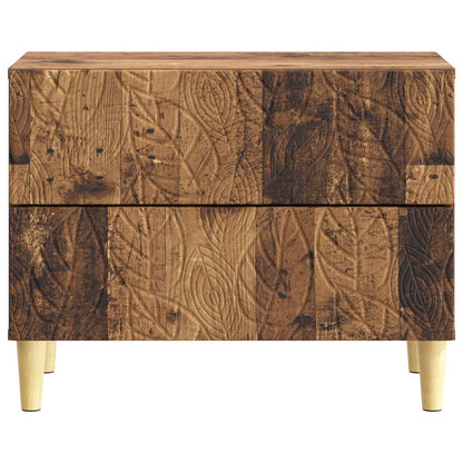 Noční Stolek Staré Dřevo 62 X 34,5 X 48 Cm Kompozitní Dřevo