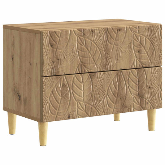 Noční Stolek Dub Artisan 62 X 34,5 X 48 Cm Kompozitní Dřevo