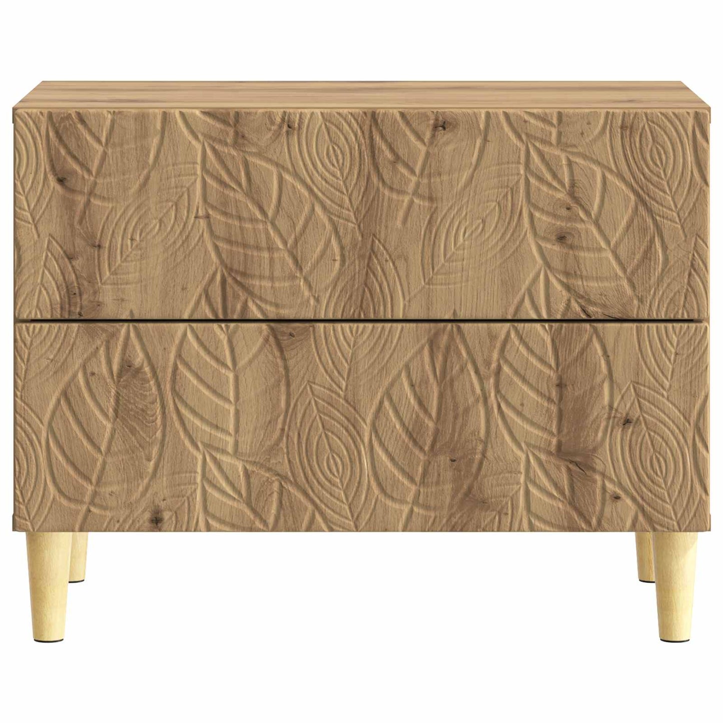 Noční Stolek Dub Artisan 62 X 34,5 X 48 Cm Kompozitní Dřevo