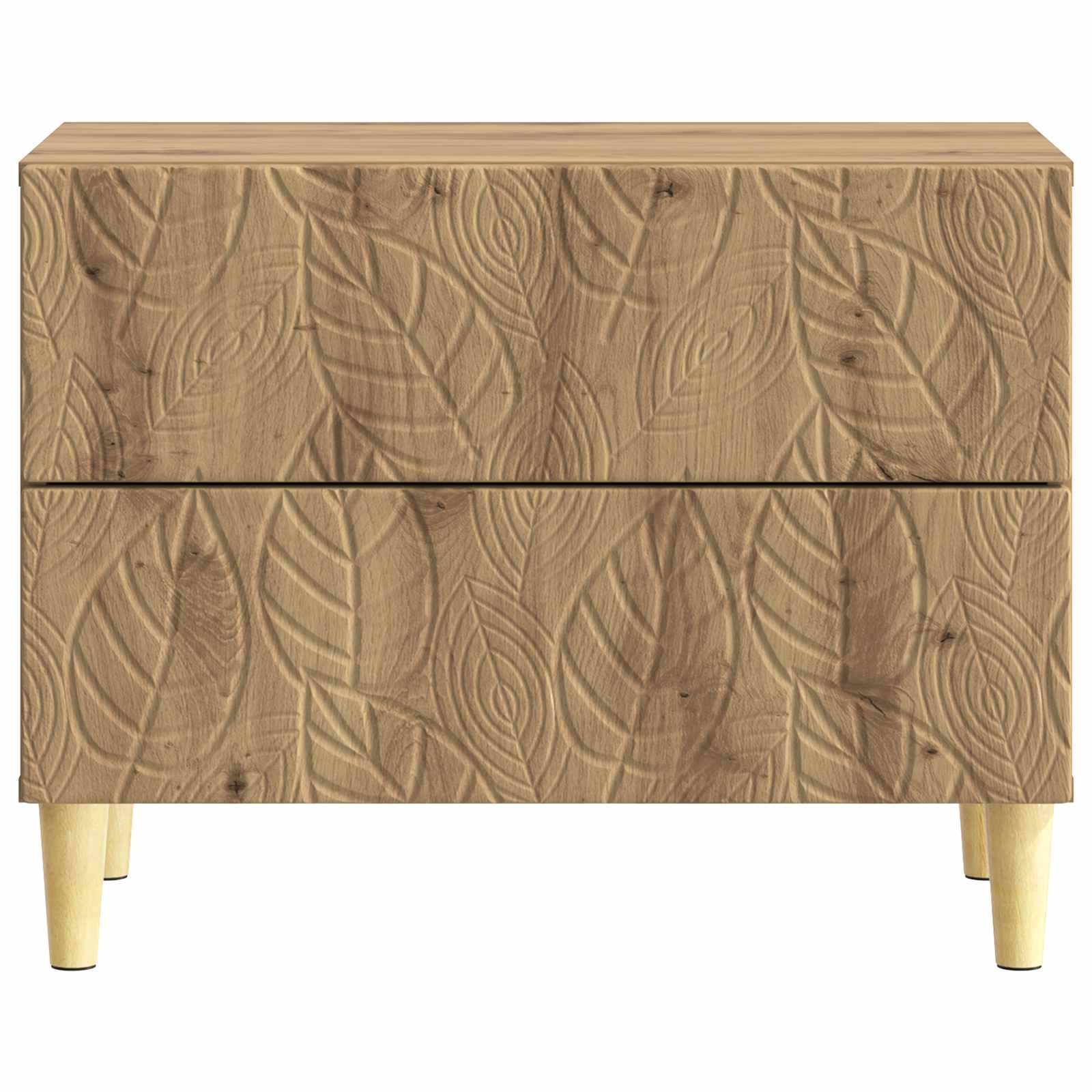 Noční Stolek Dub Artisan 62 X 34,5 X 48 Cm Kompozitní Dřevo