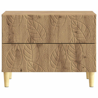 Noční Stolek Dub Artisan 62 X 34,5 X 48 Cm Kompozitní Dřevo