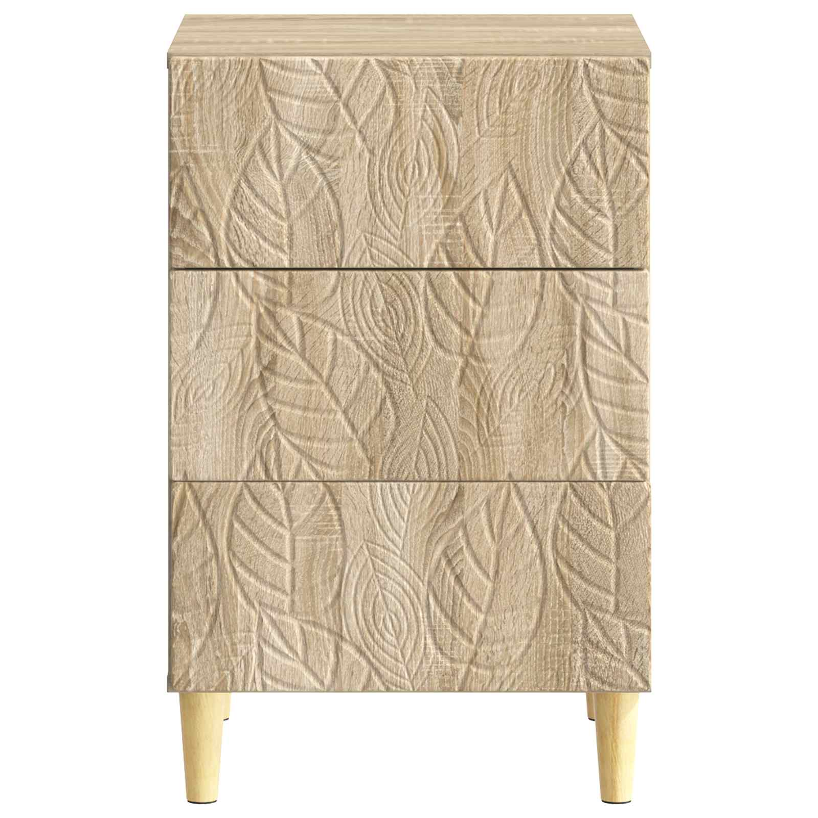 Noční Stolek Dub Sonoma 43 X 39,5 X 66,5 Cm Kompozitní Dřevo