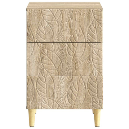 Noční Stolek Dub Sonoma 43 X 39,5 X 66,5 Cm Kompozitní Dřevo