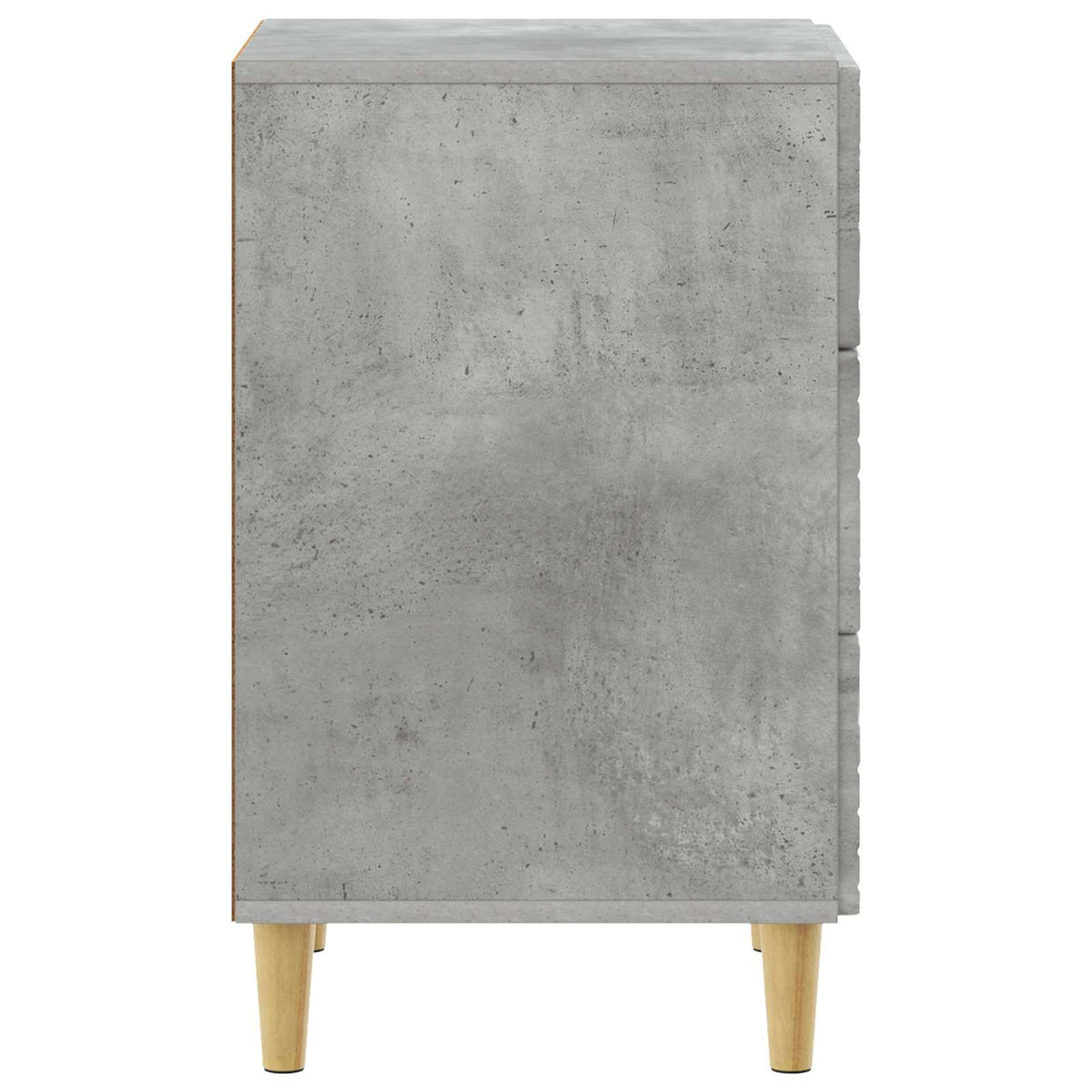 Noční Stolek Betonově Šedá 43 X 39,5 X 66,5 Cm Kompozitní Dřevo