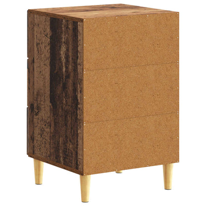 Noční Stolek Staré Dřevo 43 X 39,5 X 66,5 Cm Kompozitní Dřevo